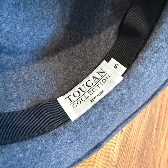Toucan Collection Gray Wool Fedora Hat New York NWOT Made‎ In USA main image 4